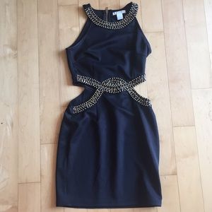 URBAN OUTFITTERS cutout embellished dress